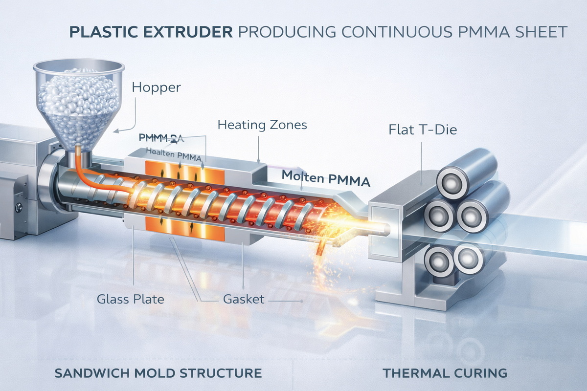 Industrial Acrylic Sheet Extrusion Line Components.jpg