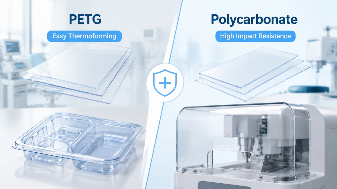 PETG Vs Polycarbonate Medical Sheet Comparison