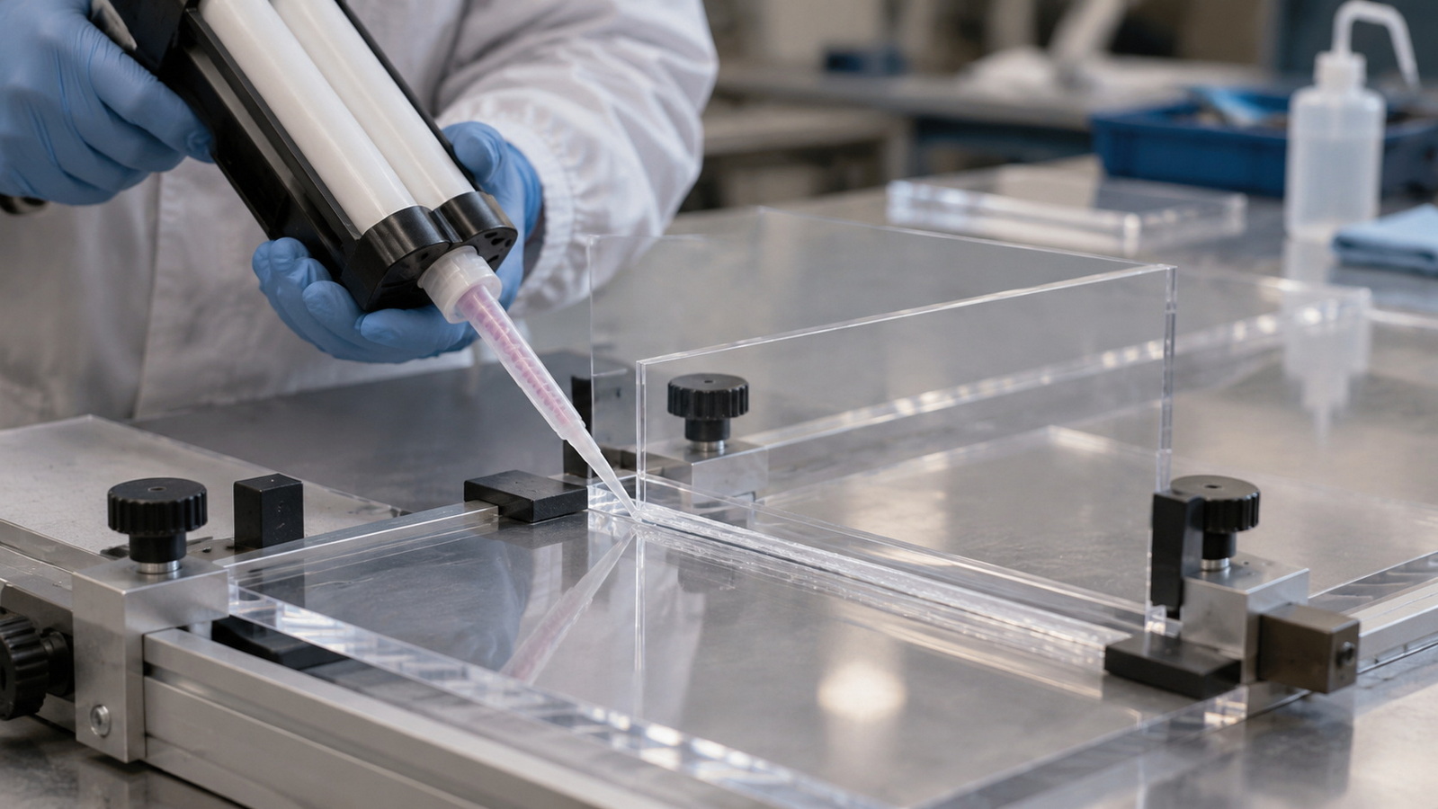 Precision Polycarbonate Sheet Bonding Process