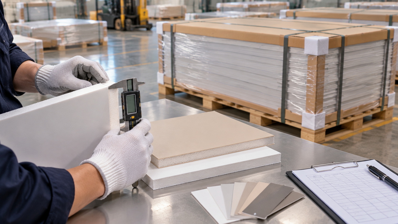 OEM Foam Board Sample Inspection And Packaging