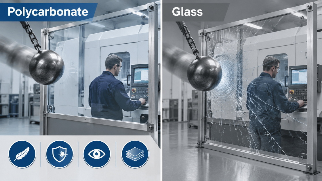 Polycarbonate And Glass Material Comparison