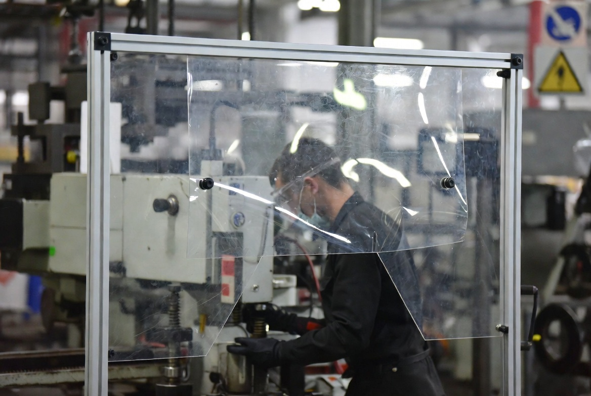 Industrial Polycarbonate Safety Shield