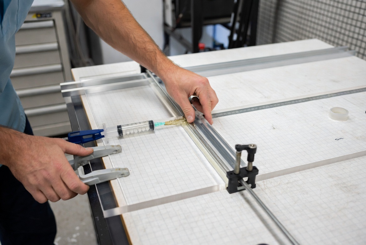 Acrylic Sheet Welding Process