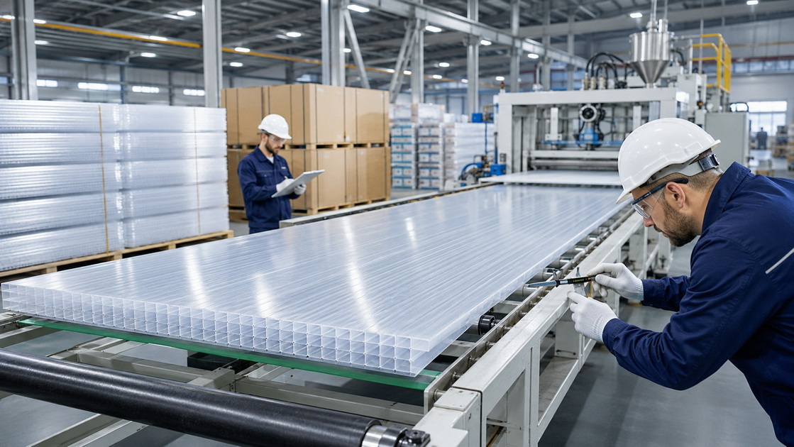 OEM Polycarbonate Sheet Production