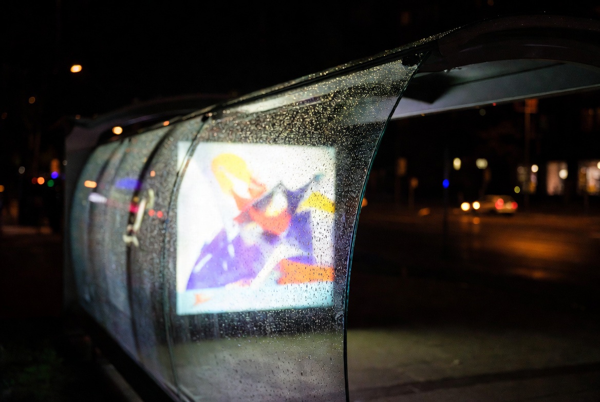 Polycarbonate Backlit Transit Sign