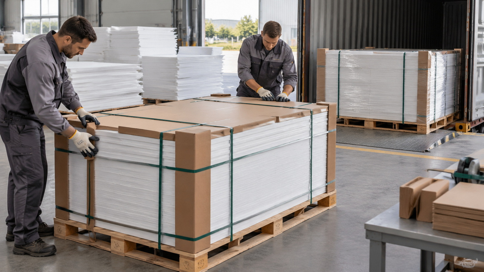 OEM PVC Foam Board Export Packaging