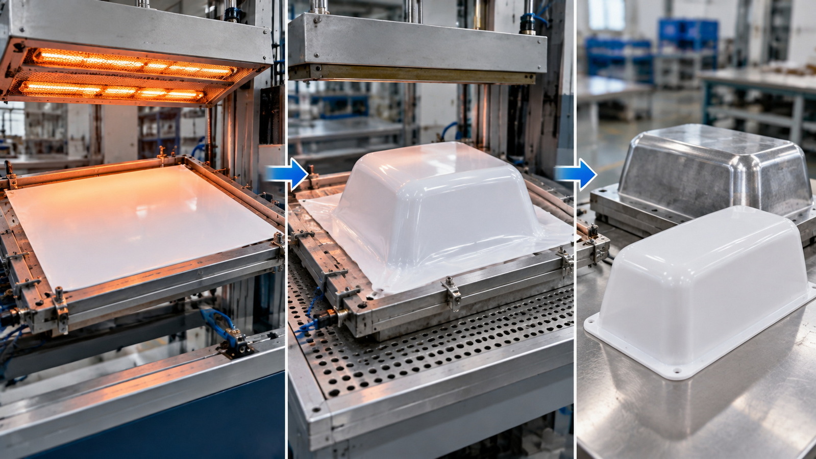 ABS Sheet Vacuum Forming Process