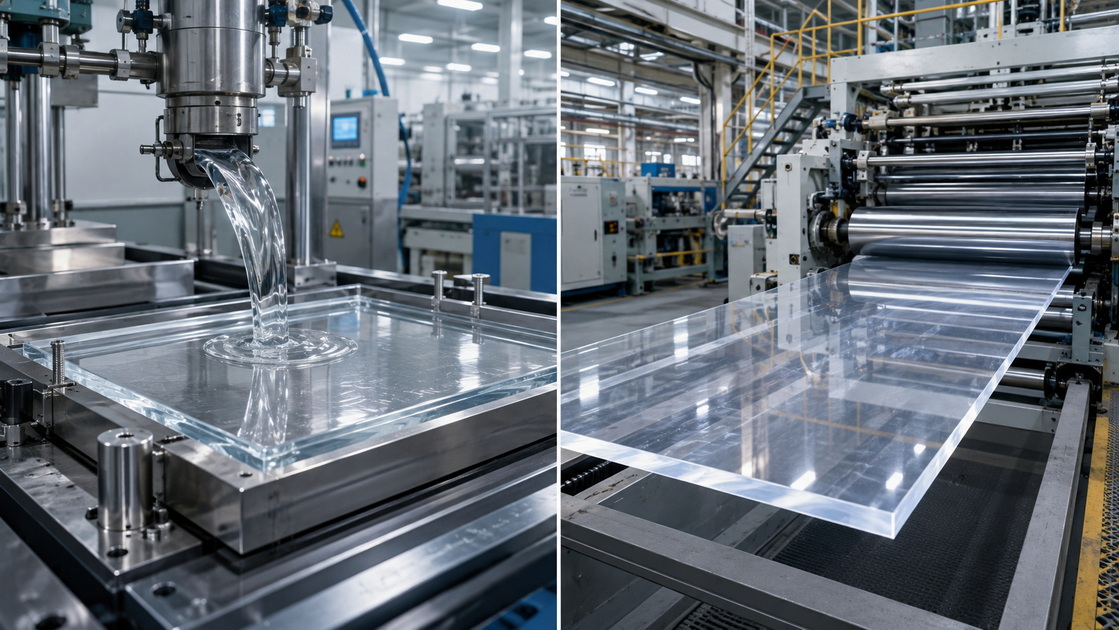 Cast And Extruded Acrylic Manufacturing