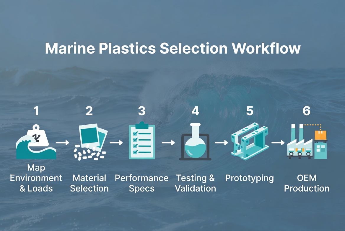 Marine Plastic Selection Workflow