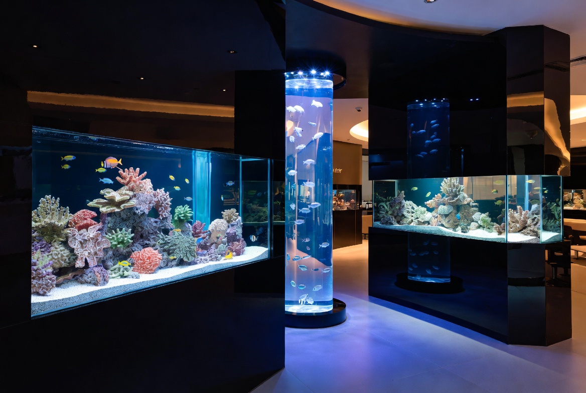 Custom Acrylic Aquarium Design Flexibility Showcase
