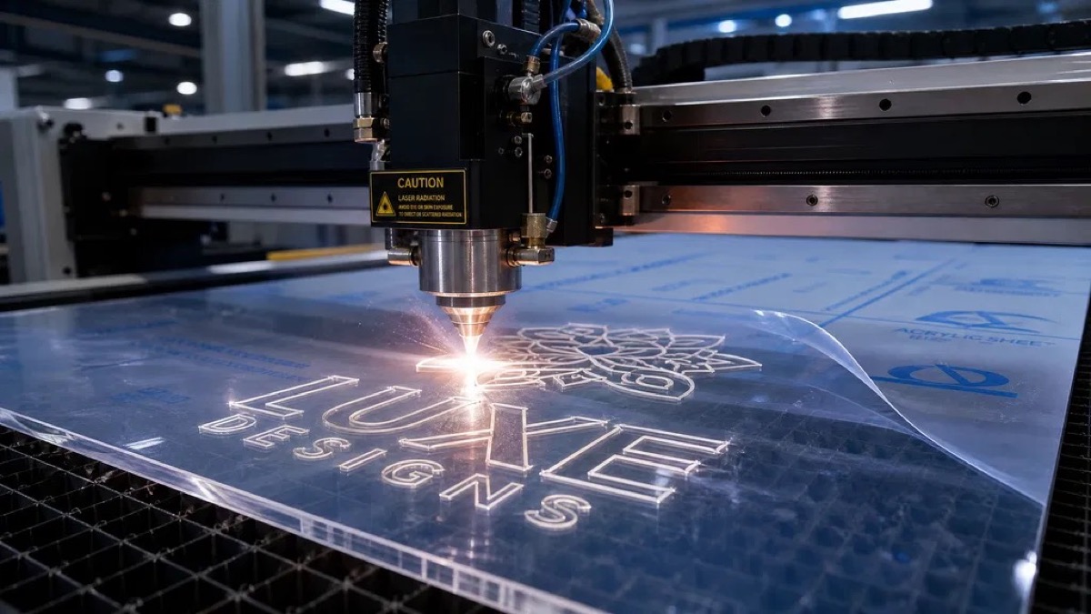 Laser Cutting Acrylic In Production