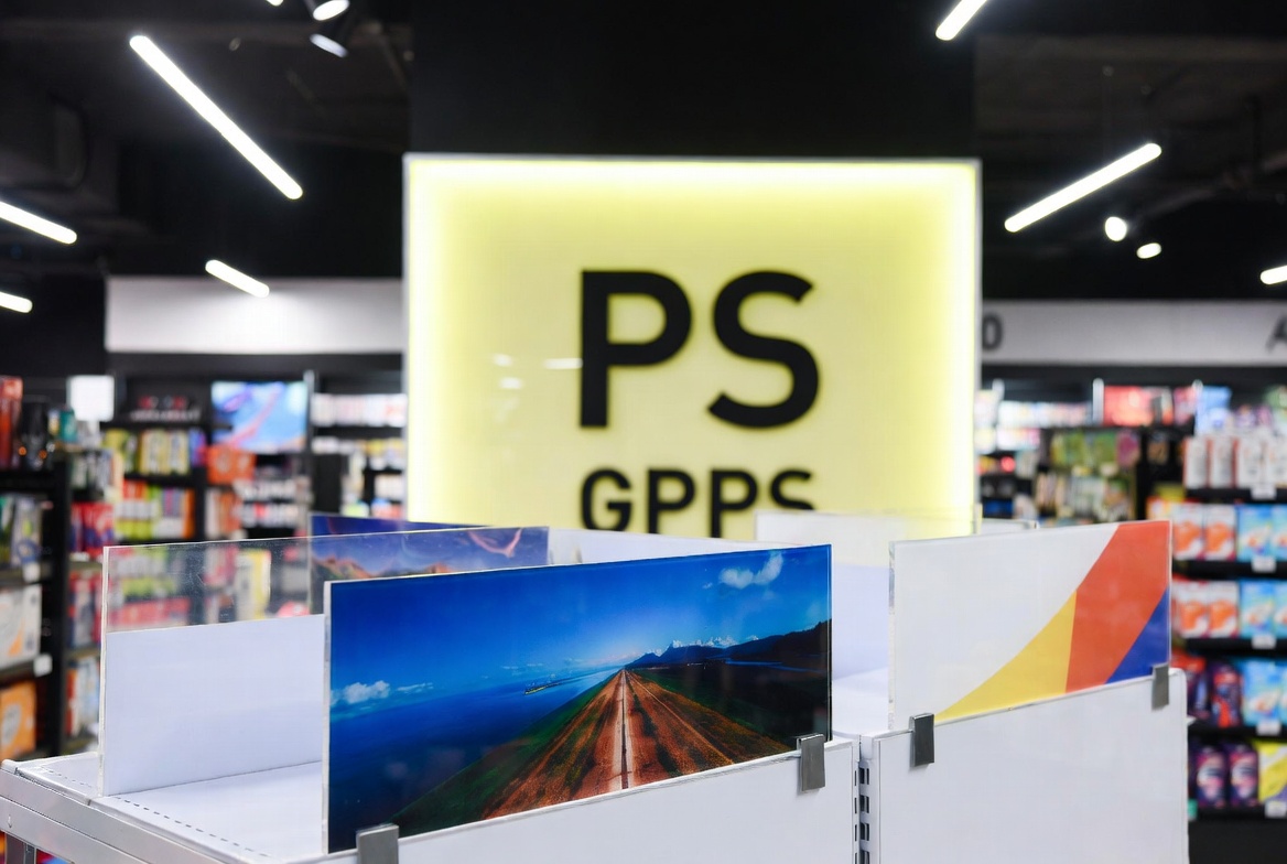 Commercial Signage & Retail Displays with PS Sheet