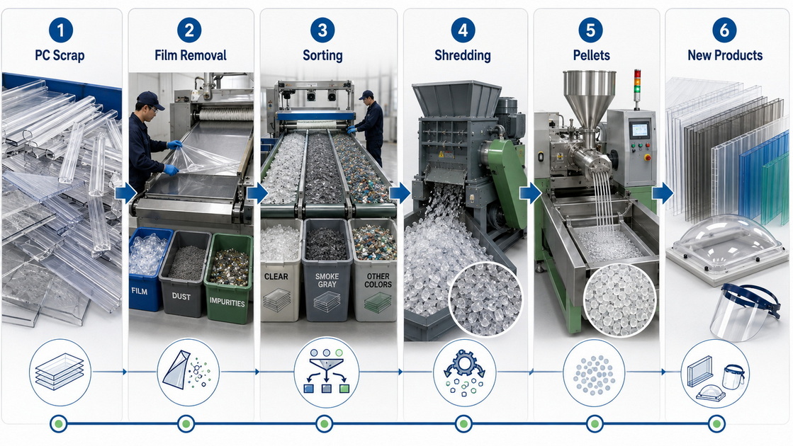 Polycarbonate Recycling Process