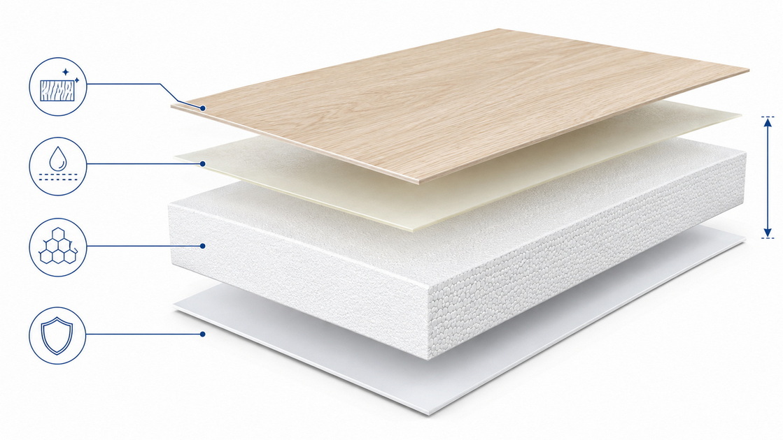PVC Foam Board Lamination Structure