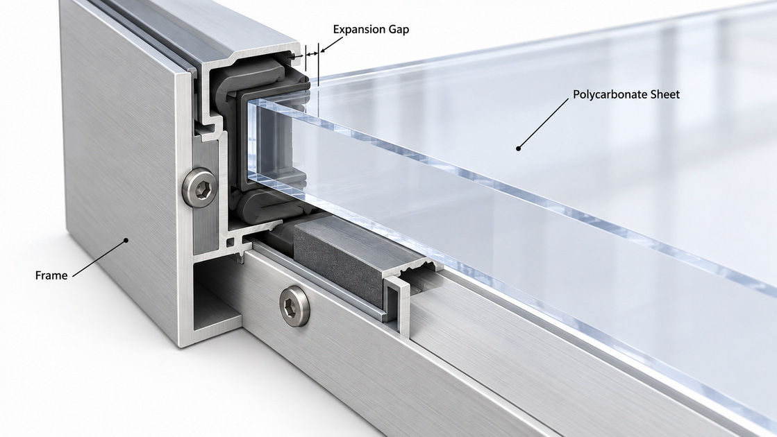 Security Polycarbonate Installation System