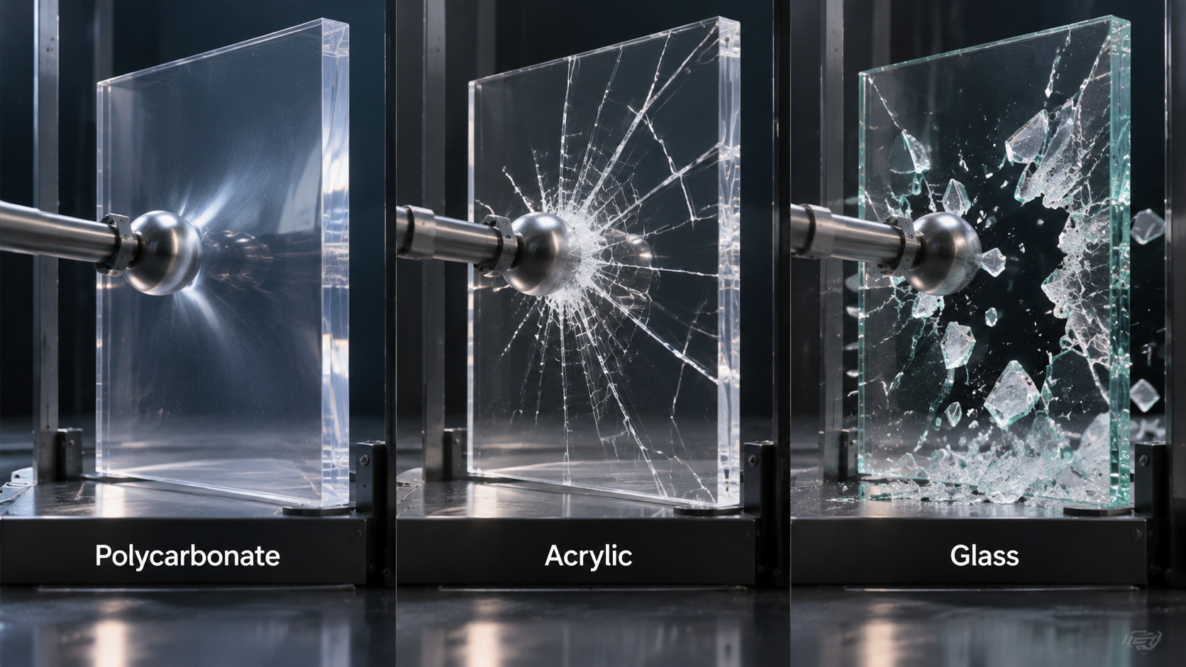 Polycarbonate Acrylic And Glass Comparison