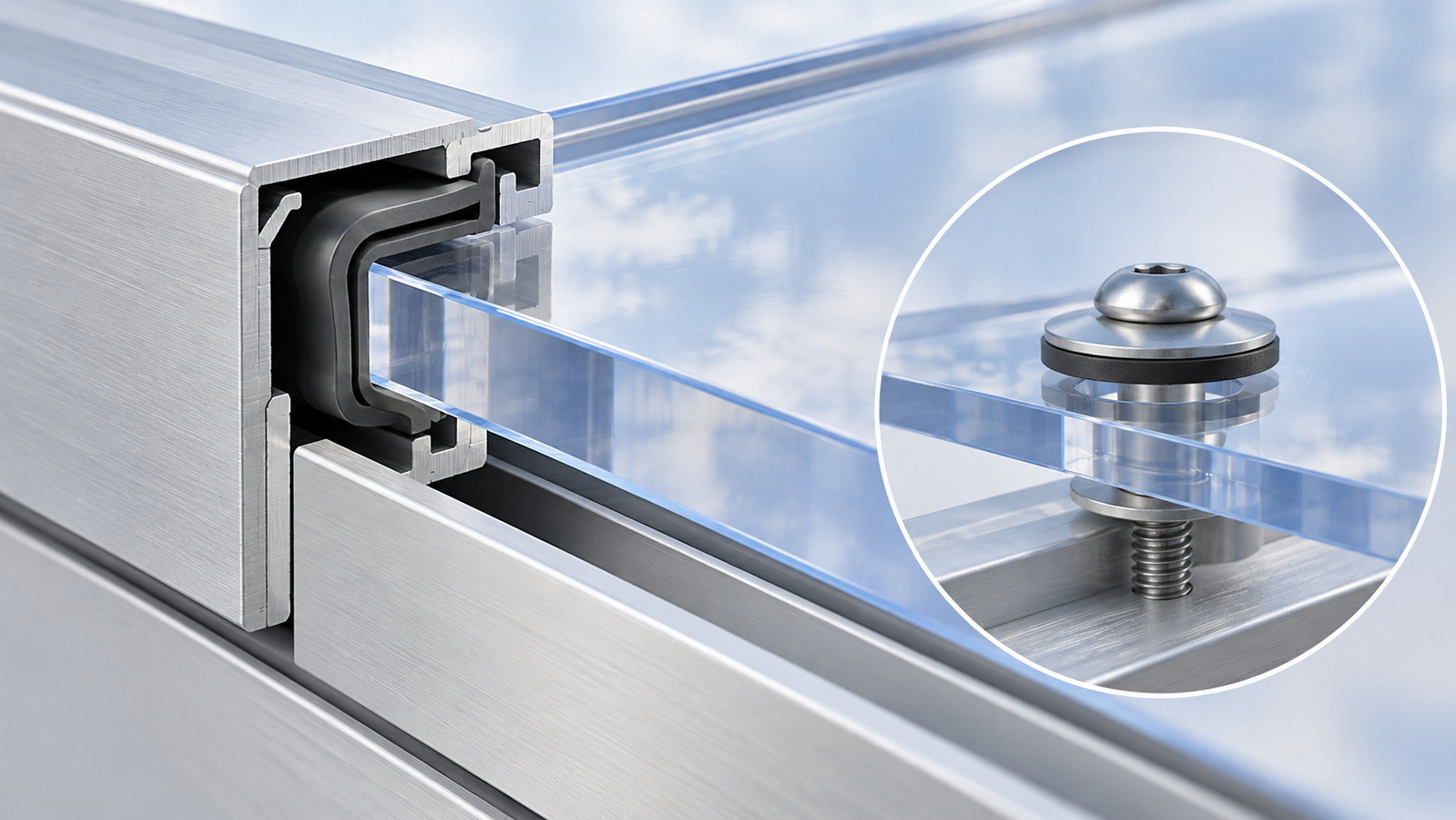 Polycarbonate Sheet Mounting Detail