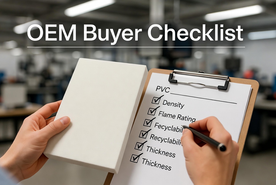 PVC Foam Board Specification Checklist