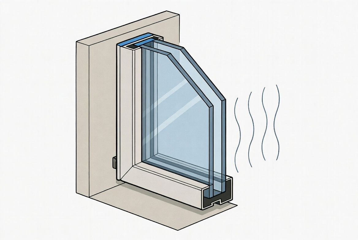 Acrylic Noise Barrier Cross Section