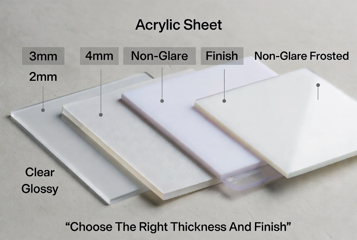 Acrylic Sheet Thickness And Finish Guide
