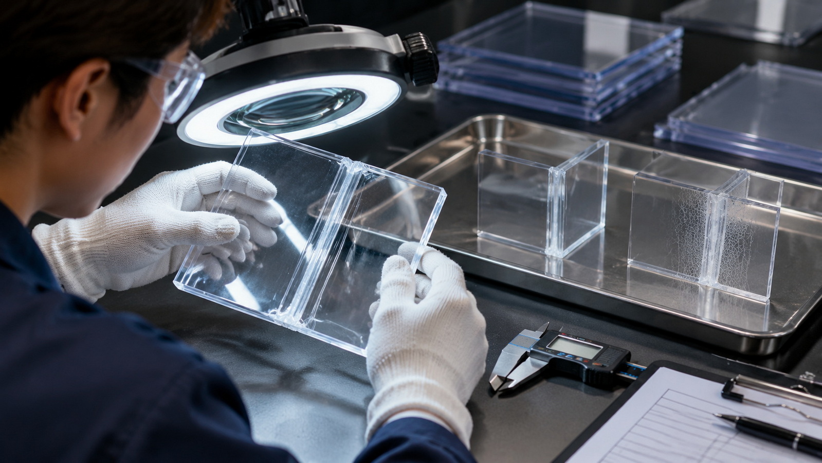 Polycarbonate Adhesive Joint Quality Inspection