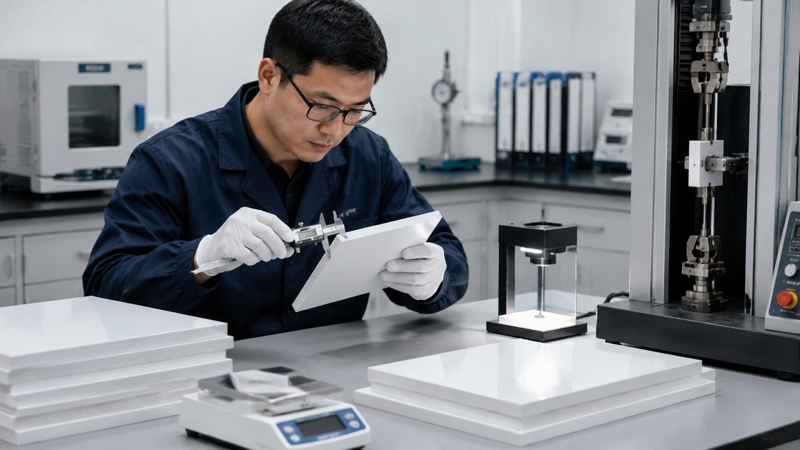 PVC Foam Board Quality Inspection