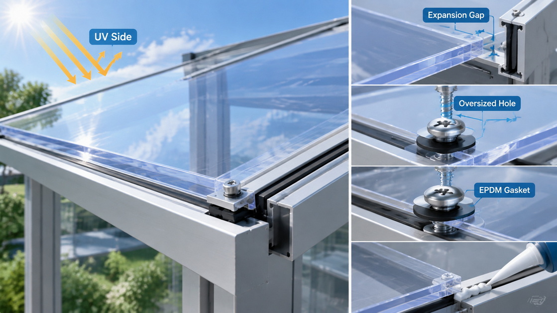 Polycarbonate Sheet Installation Guidelines