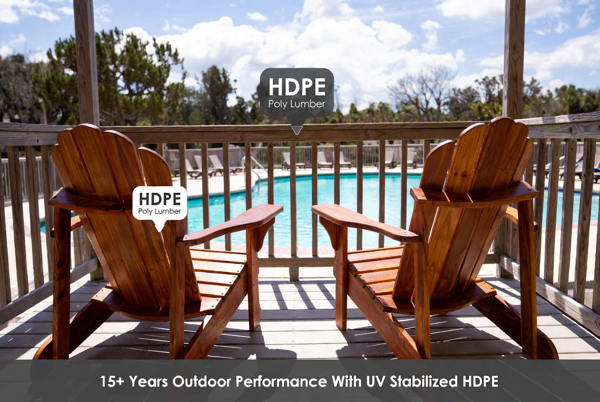 HDPE Poly Lumber Outdoor Furniture