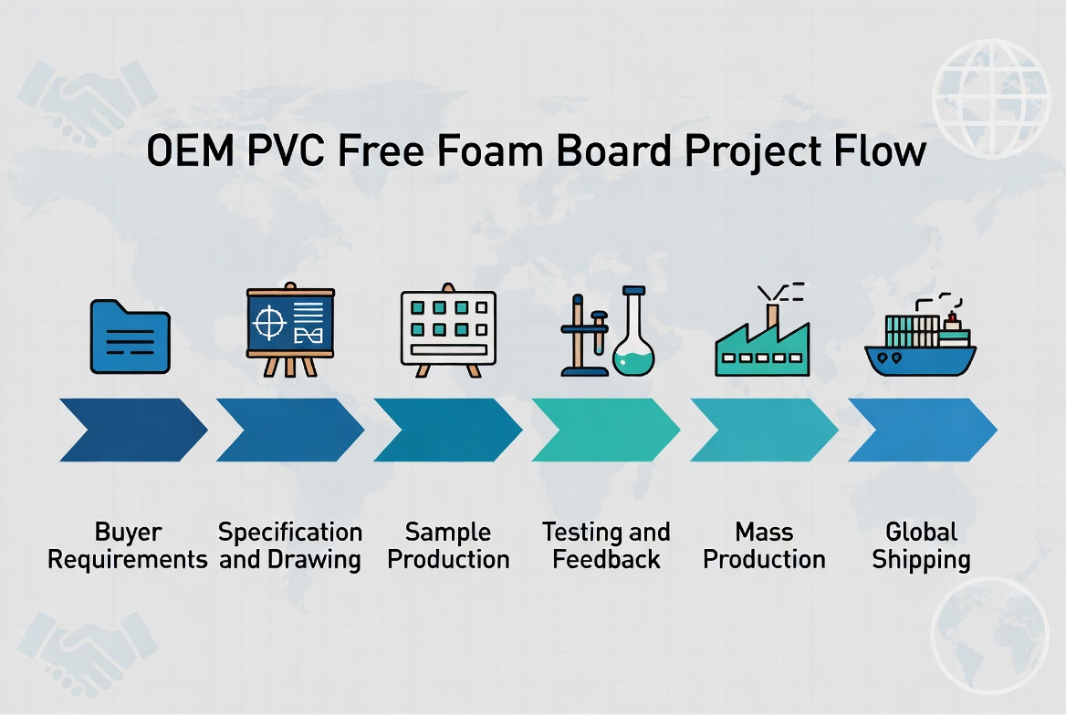 OEM PVC Foam Board Customization Workflow