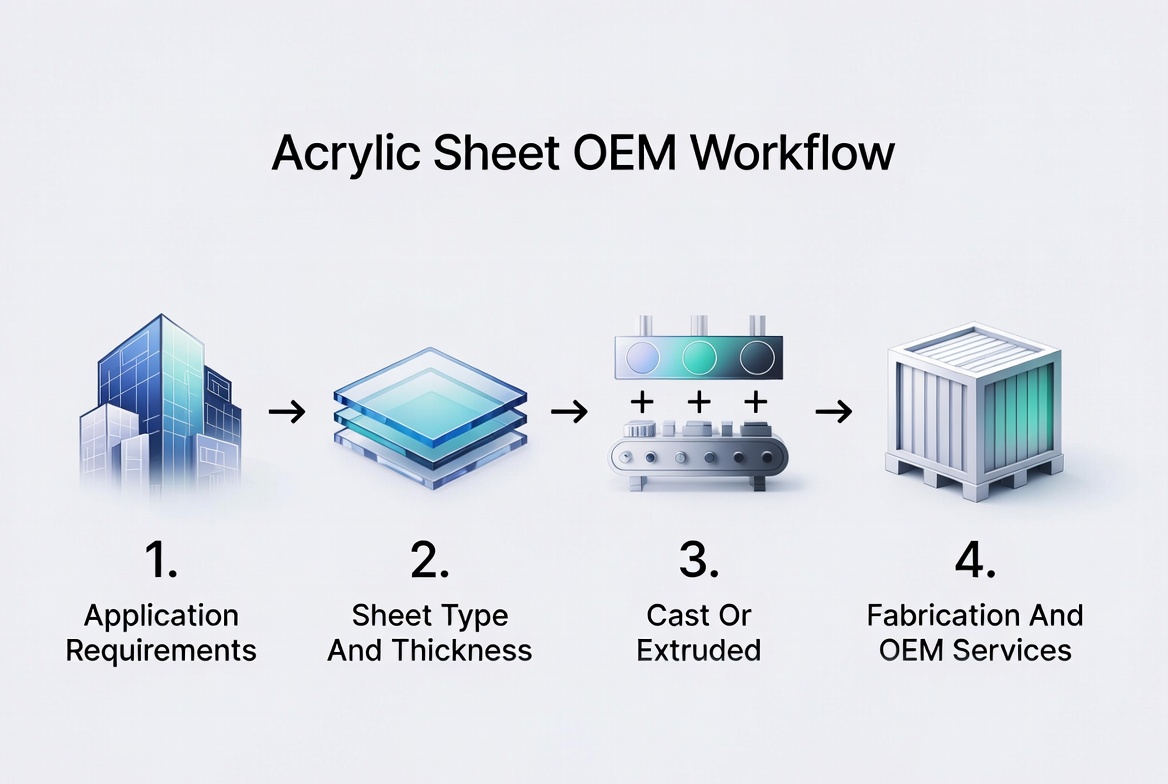 Acrylic Sheet OEM Selection Flow