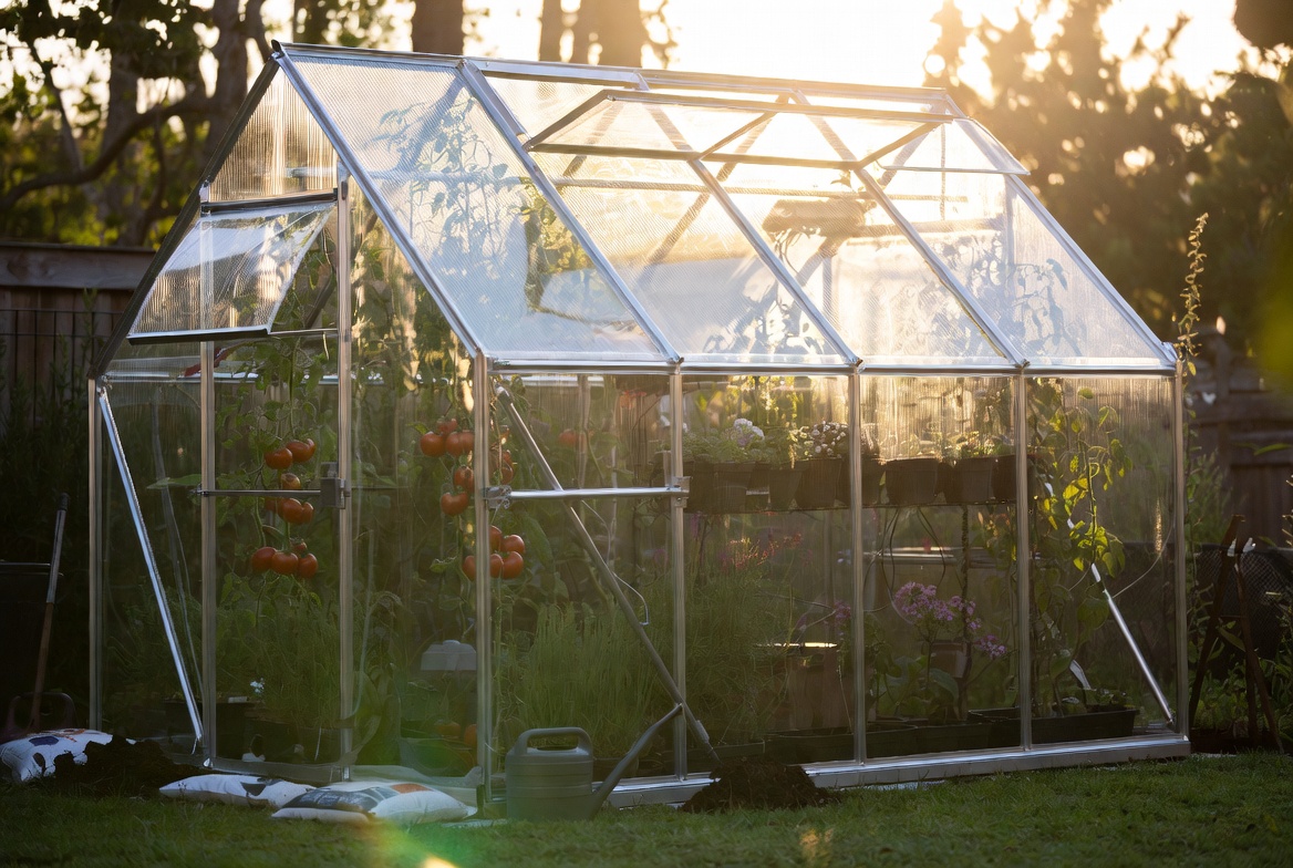 Acrylic Sheet Greenhouse Garden Structure