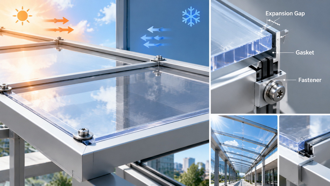Polycarbonate Sheet Installation And Thermal Expansion