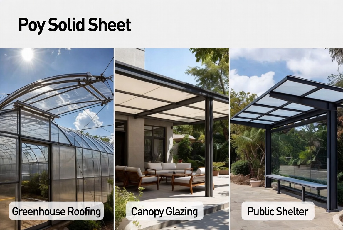 Polycarbonate Solid Sheet Outdoor Applications