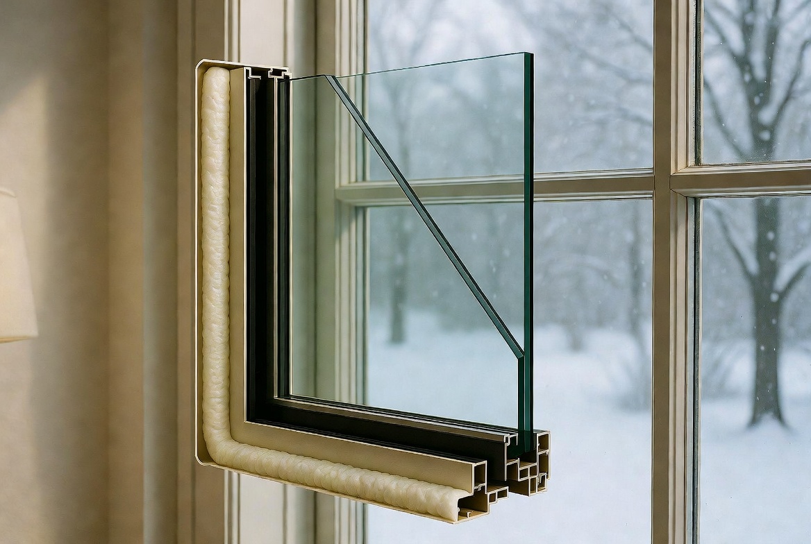 Acrylic Secondary Glazing Cutaway