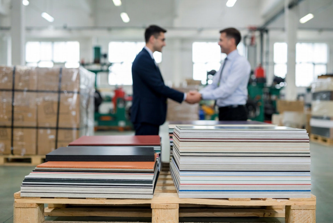 Global B2B Procurement Concept