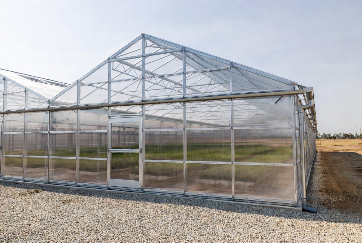 Smart Greenhouse With Polycarbonate Panels