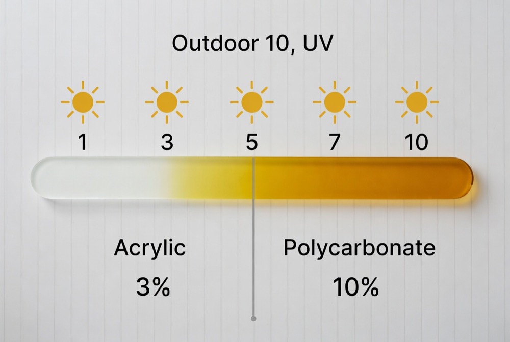 UV Degradation Timeline Comparison