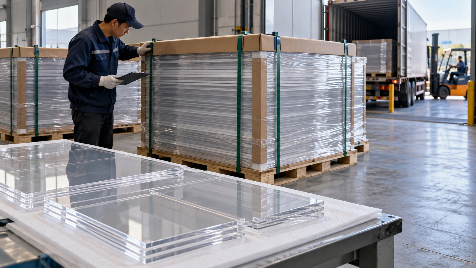 PET Sheet OEM Export Packaging
