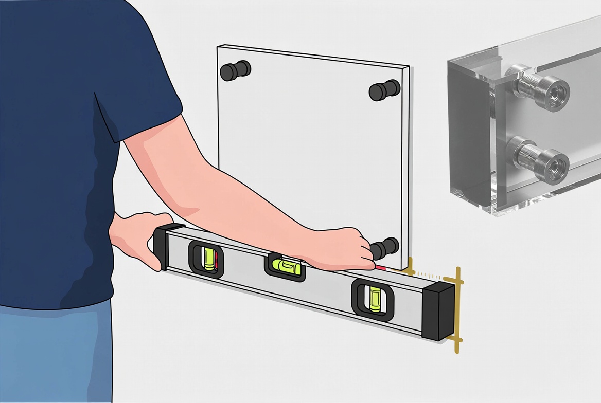 Acrylic Frame Wall Installation