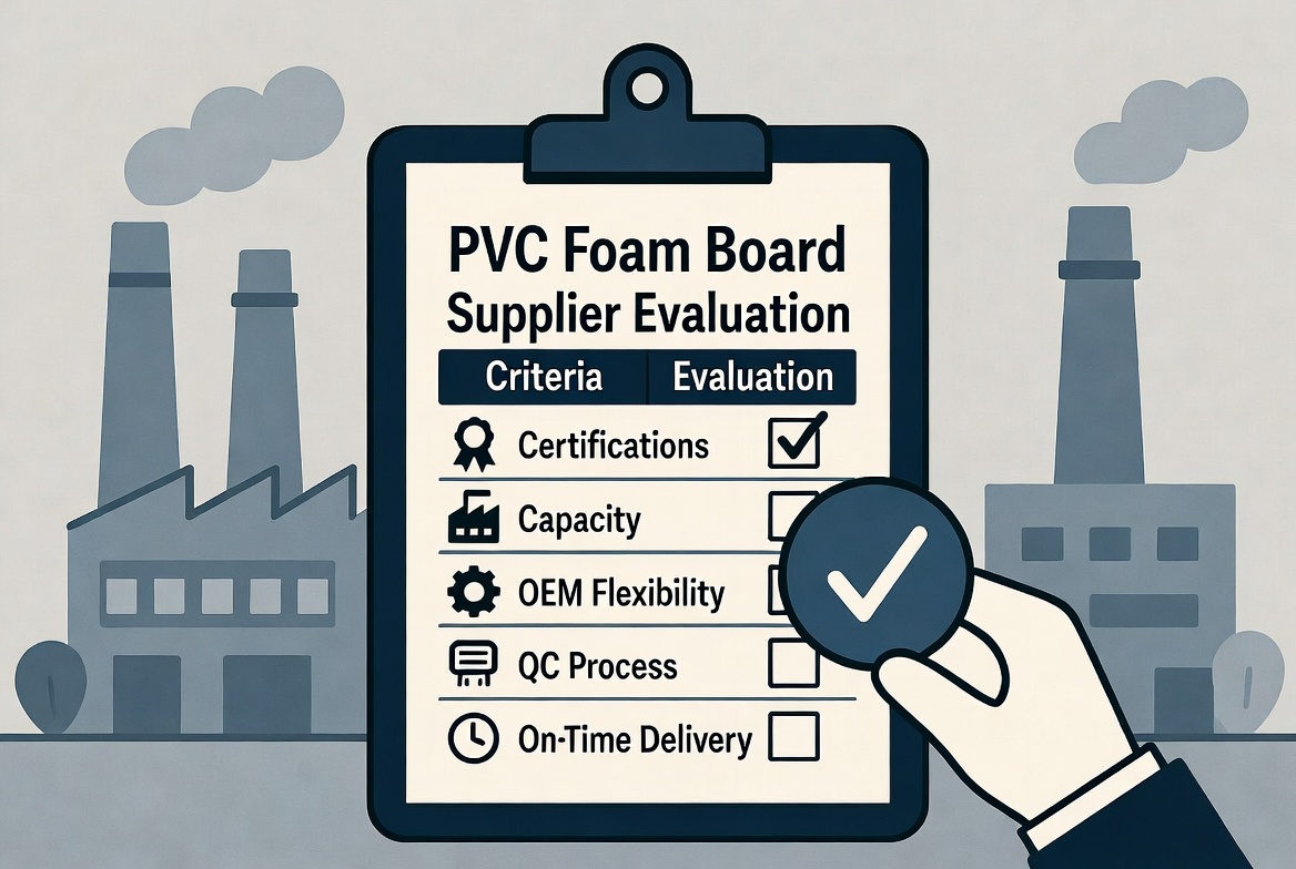 PVC Foam Board Factory Evaluation Checklist