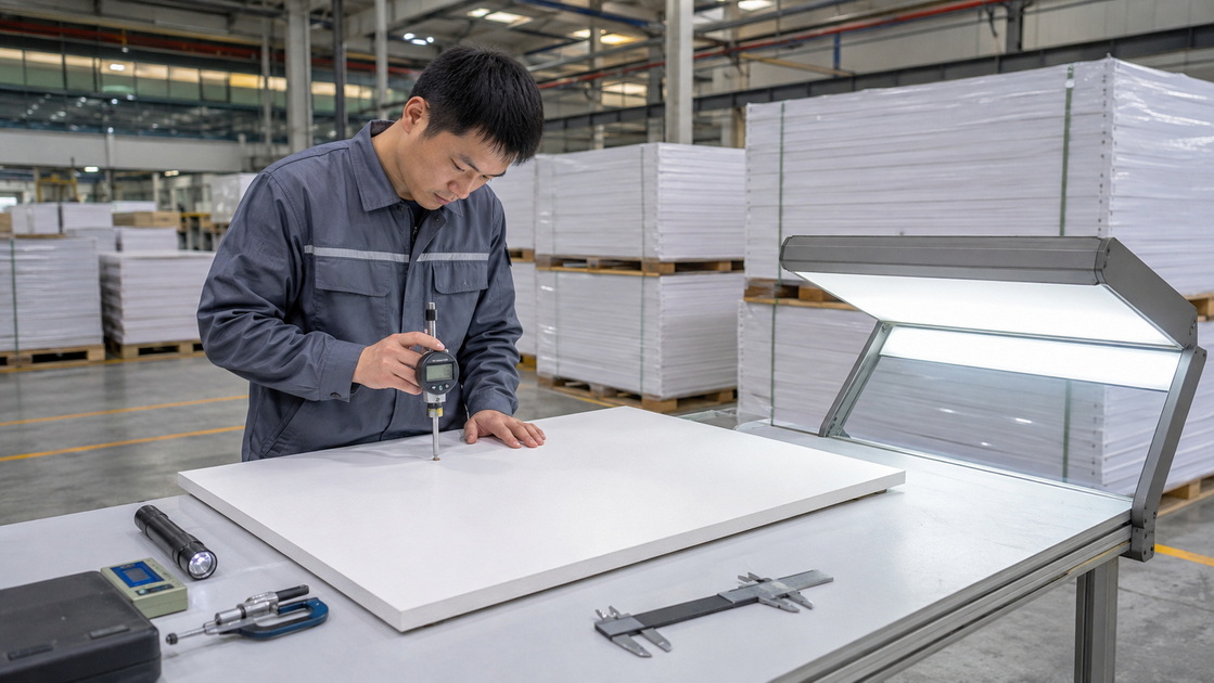 PVC Foam Board Quality Control
