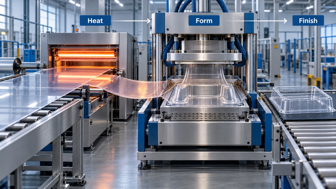 PETG Sheet Thermoforming Process