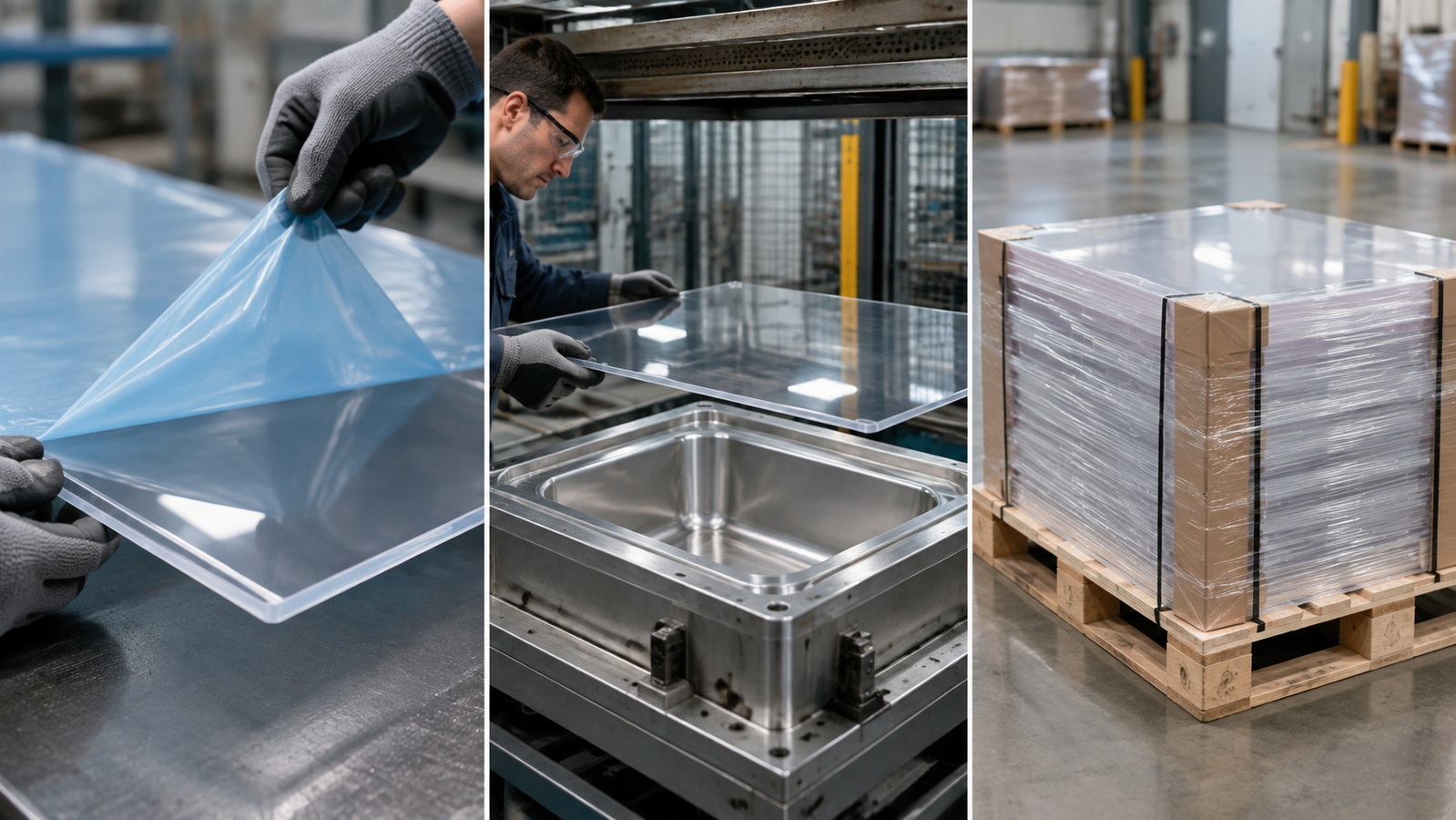 PETG Sheet Forming And Shipping Controls