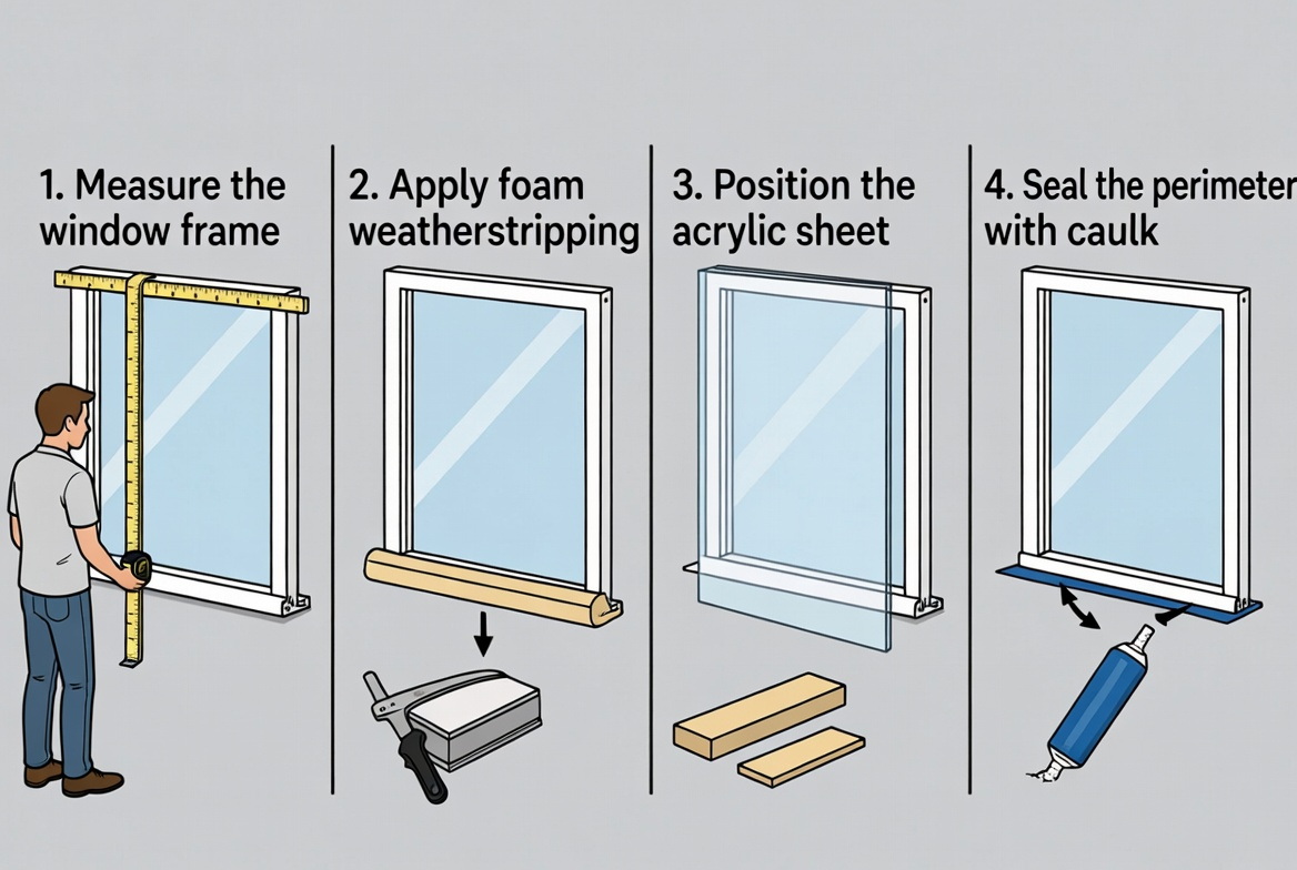 Step By Step Plexiglass Window Installation_2