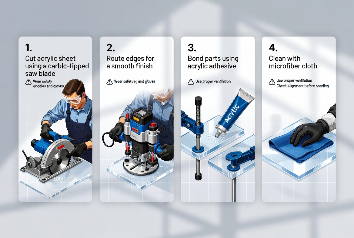 Acrylic Sheet Fabrication Best Practices