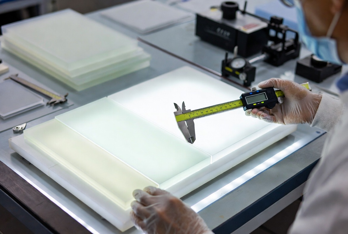 Frosted Acrylic Quality Inspection Process
