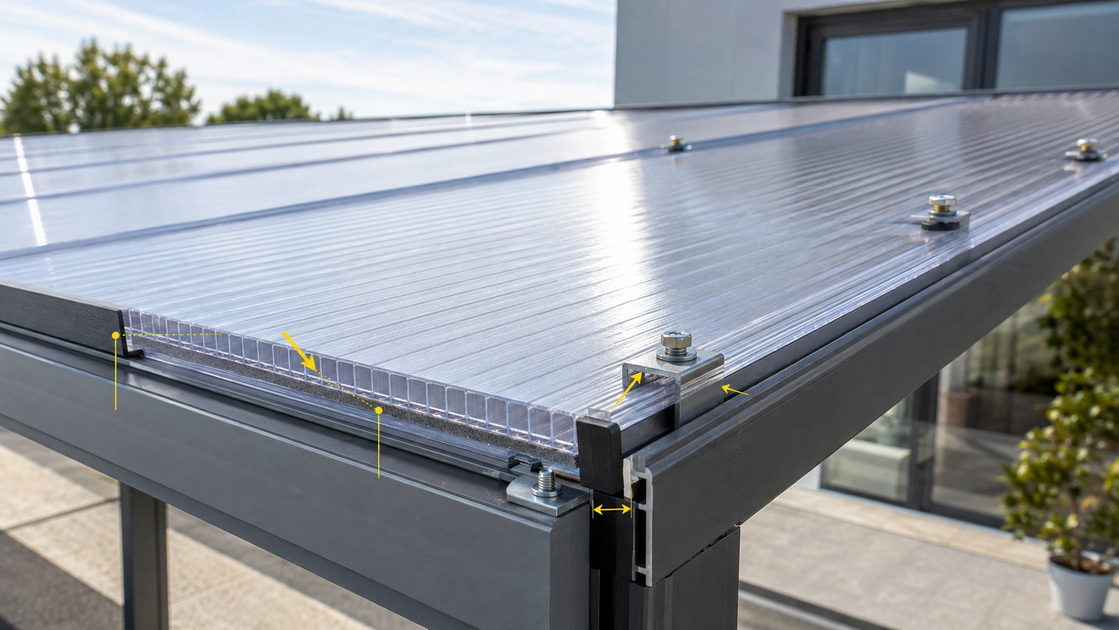 Polycarbonate Roofing Installation Details