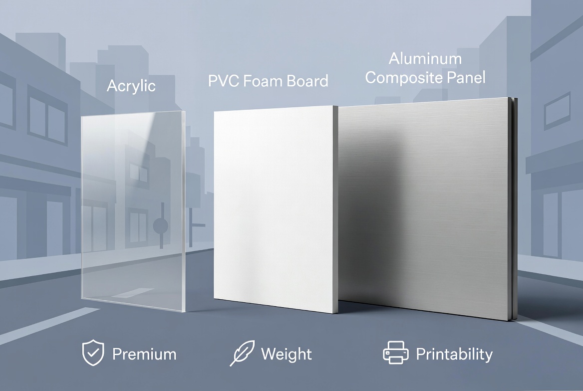 Plastics Used in Signage: How to Choose the Right Sheet Material for High‑Impact, Long‑Lasting Signs