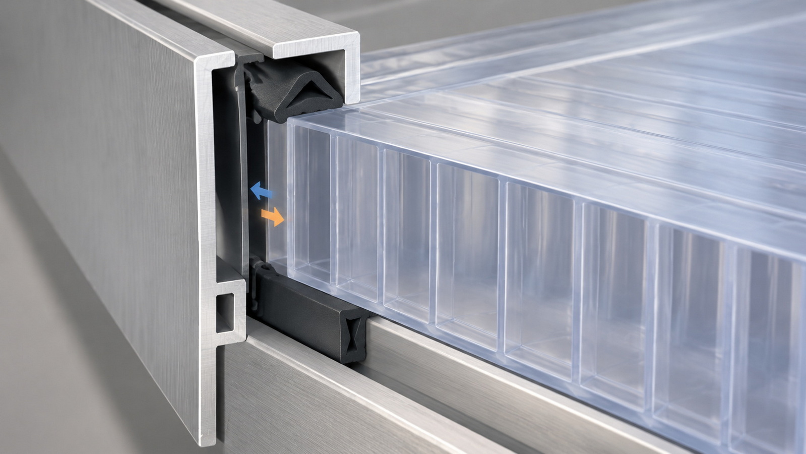 Polycarbonate Wall Panel Thermal Expansion Detail