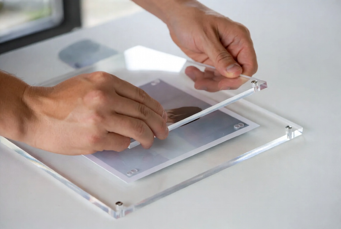 Clean Assembly Of Acrylic Frame